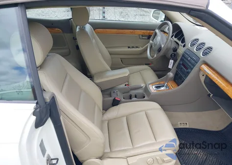 2006 Audi A4 3.0 from USA, damaged, VIN WAUDT48H06K009995